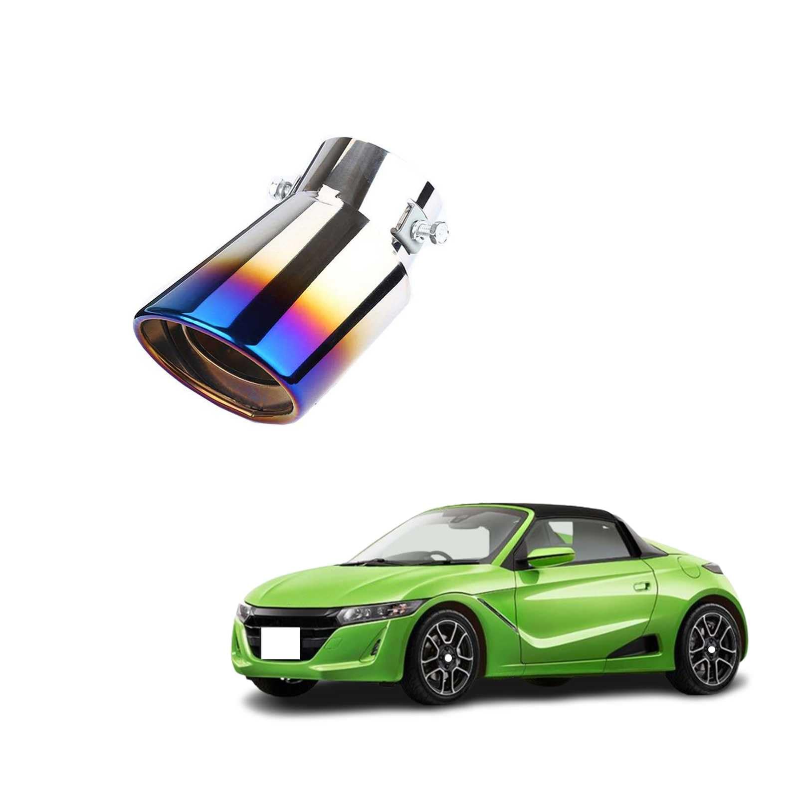 送料無料HONDA ホンダ JW5 S660ステンレスラウンドマフラー 無限 ※個人